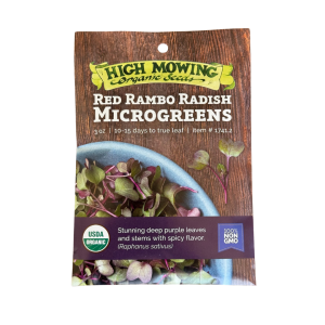 Microgreens Seeds – Red Rambo Radish