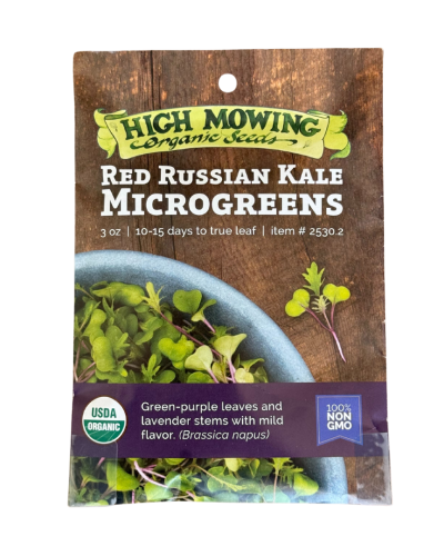 Microgreens Seeds – Red Russian Kale